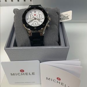 MICHELE BLACK JELLYBEAN WATCH BNWT